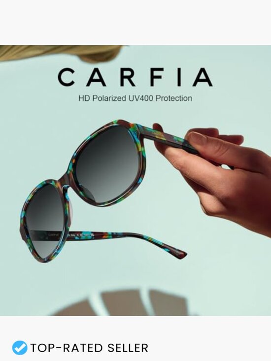 Oversized Square Polarized Sunglasses Retro Trendy Big Shades UV Protection main image 6